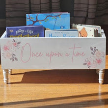 Load image into Gallery viewer, Children’s Library Box – Baby Book Box, Book Storage & Nursery Bookcase | Baby Girl or Baby Boy Shower Gift