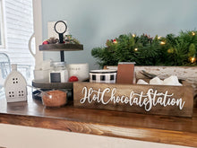 Load image into Gallery viewer, 3D Hot Chocolate Station box - Chocolate box - Drink station - Hot Chocolate Bar - Dessert Bar - Camping food box - Outdoor Food Tray