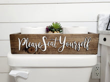 Load image into Gallery viewer, 3D Personalized Rustic Toilet Paper Holder - Farmhouse Bathroom Decor - Wooden Box - Bathroom Storage - Toilet Paper Box
