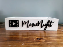 Load image into Gallery viewer, 3D Movie Night box - Movie box - Candy station - Candy Bar - Movies - Camping food box - Outdoor Food Tray
