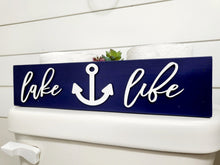 Load image into Gallery viewer, 3D Lake Life Toilet Paper Holder - Cabin Bathroom Decor - Wooden Box - Bathroom Storage Box - Toilet Paper Box - Lakehouse Decor