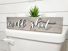 Load image into Gallery viewer, 3D Well Shit toilet box - Box for Toilet - Toilet Paper Holder - Rustic Bathroom Decor - Funny Bathroom Decor - Toilet Tray