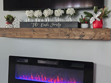 Load image into Gallery viewer, 3D Personalized Mantle Box, Mantel decor, Fireplace Decor, Mason Jar Centerpiece, Fireplace Decor, Centerpiece Tray
