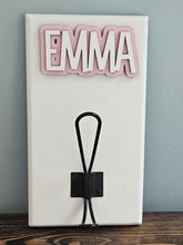 Load image into Gallery viewer, Kids Towel Hooks | 3D Farm Style | Backpack Hooks | Kids Bathroom Towel Hooks | Personalized Bathroom Hooks | Towel Rack | Towel Holder