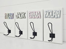 Load image into Gallery viewer, Kids Towel Hooks | 3D Farm Style | Backpack Hooks | Kids Bathroom Towel Hooks | Personalized Bathroom Hooks | Towel Rack | Towel Holder