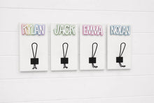 Load image into Gallery viewer, Kids Towel Hooks | 3D Farm Style | Backpack Hooks | Kids Bathroom Towel Hooks | Personalized Bathroom Hooks | Towel Rack | Towel Holder