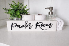 Load image into Gallery viewer, 3d Powder Room Box - Rustic Toilet Paper Holder - Farmhouse Bathroom Decor - Wooden Box Above The Toilet