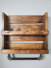 Load image into Gallery viewer, Bathroom Storage Shelf - Rustic Farmhouse Bathroom Storage and Organizer - Kitchen Organizer