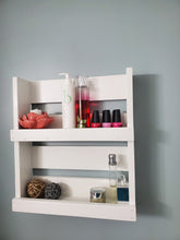 Load image into Gallery viewer, Bathroom Storage Shelf - Rustic Farmhouse Bathroom Storage and Organizer - Over The Toilet Storage Shelf And Organizer