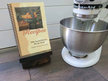 Load image into Gallery viewer, Collapsible Cookbook Stand - Rustic Cookbook Holder
