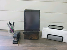 Load image into Gallery viewer, Collapsible Cookbook Stand - Rustic Cookbook Holder