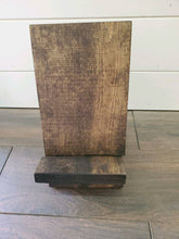 Load image into Gallery viewer, Collapsible Cookbook Stand - Rustic Cookbook Holder
