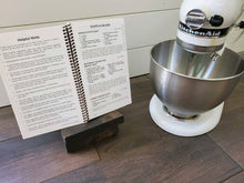 Load image into Gallery viewer, Collapsible Cookbook Stand - Rustic Cookbook Holder