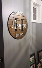 Load image into Gallery viewer, Pallet Sign / Last Name Sign / Custom Wood Sign / Established Sign / Personalized Wedding gift / Wedding Sign / 3D Sign / Family Name Sign