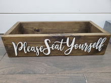 Load image into Gallery viewer, 3D Personalized Rustic Toilet Paper Holder - Farmhouse Bathroom Decor - Wooden Box - Bathroom Storage - Toilet Paper Box