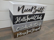 Load image into Gallery viewer, 3D Personalized Rustic Toilet Paper Holder - Farmhouse Bathroom Decor - Wooden Box - Bathroom Storage - Toilet Paper Box