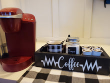 Load image into Gallery viewer, 3D Coffee station box - Coffee box - Coffee is Life- Coffee Bar - Coffee - Kitchen storage box - Coffee Caddy