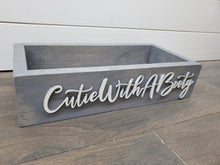 Load image into Gallery viewer, 3D Cutie with a booty toilet box - Funny bathroom decor - Rustic Toilet Paper Holder - Farmhouse Bathroom Decor - Box Above The Toilet