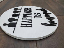Load image into Gallery viewer, Happiness is Homemade 3D sign - Kitchen Decor - Wood sign - Home Decor Sign - Farmhouse Sign