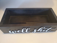 Load image into Gallery viewer, 3D Well Shit toilet box - Box for Toilet - Toilet Paper Holder - Rustic Bathroom Decor - Funny Bathroom Decor - Toilet Tray