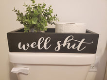 Load image into Gallery viewer, 3D Well Shit toilet box - Box for Toilet - Toilet Paper Holder - Rustic Bathroom Decor - Funny Bathroom Decor - Toilet Tray