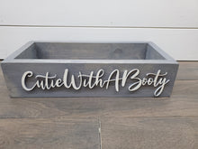Load image into Gallery viewer, 3D Personalized Rustic Toilet Paper Holder - Farmhouse Bathroom Decor - Wooden Box - Bathroom Storage - Toilet Paper Box