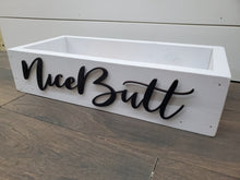 Load image into Gallery viewer, 3D Nice Butt - Rustic Toilet Paper Holder - Farmhouse Bathroom Decor - Wooden Box Above The Toilet