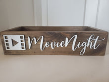 Load image into Gallery viewer, 3D Movie Night box - Movie box - Candy station - Candy Bar - Movies - Camping food box - Outdoor Food Tray