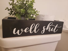 Load image into Gallery viewer, 3D Well Shit toilet box - Box for Toilet - Toilet Paper Holder - Rustic Bathroom Decor - Funny Bathroom Decor - Toilet Tray
