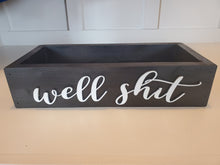 Load image into Gallery viewer, 3D Well Shit toilet box - Box for Toilet - Toilet Paper Holder - Rustic Bathroom Decor - Funny Bathroom Decor - Toilet Tray