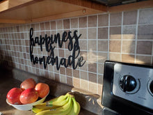 Load image into Gallery viewer, Happiness is Homemade 3D sign - Kitchen Decor - Wood sign - Home Decor Sign - Farmhouse Sign