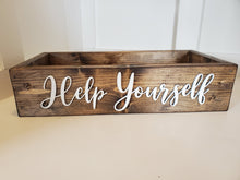 Load image into Gallery viewer, 3D Help Yourself Box - Party box - Bathroom Box - Bathroom Decor - Party Supplies - Box for Toilet - Office Food Tray