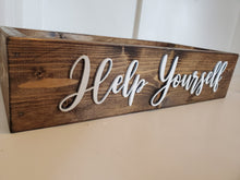 Load image into Gallery viewer, 3D Help Yourself Box - Party box - Bathroom Box - Bathroom Decor - Party Supplies - Box for Toilet - Office Food Tray