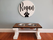 Load image into Gallery viewer, Pet name sign, Dog sign, pet gift, Personalized pet gift, pet decor, wood dog sign, gift for pet