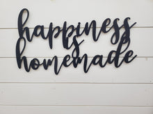 Load image into Gallery viewer, Happiness is Homemade 3D sign - Kitchen Decor - Wood sign - Home Decor Sign - Farmhouse Sign