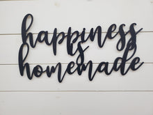 Load image into Gallery viewer, Happiness is Homemade 3D sign - Kitchen Decor - Wood sign - Home Decor Sign - Farmhouse Sign