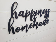 Load image into Gallery viewer, Happiness is Homemade 3D sign - Kitchen Decor - Wood sign - Home Decor Sign - Farmhouse Sign