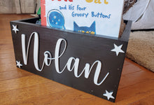 Load image into Gallery viewer, Personalized 3d Toy Box - Book Box - Book Storage - Kids books - Book caddy - Kids room storage