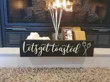 Load image into Gallery viewer, 3D Smores station box - Let's get toasted - Smores box - Camping station - Smores Bar - Smores - Camping food box - Outdoor Food Tray