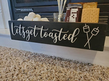Load image into Gallery viewer, 3D Smores station box - Let's get toasted - Smores box - Camping station - Smores Bar - Smores - Camping food box - Outdoor Food Tray