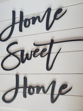 Load image into Gallery viewer, 3D Home Sweet Home Sign | Above Couch Sign | Living Room Signs | Home Sweet Home Wood Sign | Family Room Signs| Framed Wood Signs