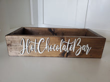 Load image into Gallery viewer, Hot Chocolate Station Decorative Farmhouse Storage Box