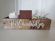 Load image into Gallery viewer, Hot Chocolate Station Decorative Farmhouse Storage Box