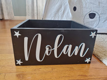 Load image into Gallery viewer, Personalized 3d Toy Box - Book Box - Book Storage - Kids books - Book caddy - Kids room storage
