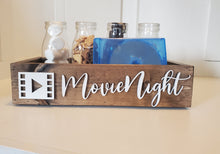 Load image into Gallery viewer, 3D Movie Night box - Movie box - Candy station - Candy Bar - Movies - Camping food box - Outdoor Food Tray