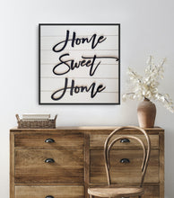 Load image into Gallery viewer, 3D Home Sweet Home Sign | Above Couch Sign | Living Room Signs | Home Sweet Home Wood Sign | Family Room Signs| Framed Wood Signs
