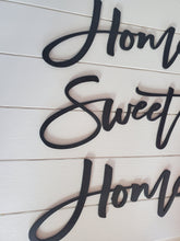 Load image into Gallery viewer, 3D Home Sweet Home Sign | Above Couch Sign | Living Room Signs | Home Sweet Home Wood Sign | Family Room Signs| Framed Wood Signs