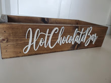 Load image into Gallery viewer, Hot Chocolate Station Decorative Farmhouse Storage Box