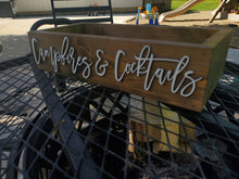 Load image into Gallery viewer, 3D Campfires & Cocktails Box - Smores box - Camping station - Smores Bar - Smores - Camping food box - Outdoor Food Tray