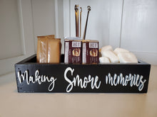 Load image into Gallery viewer, 3D Making S'more memories box - Smores box - Camping station - Smores Bar - Smores - Camping food box - Outdoor Food Tray
